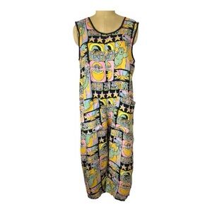 Nooworks Linen Dreyfus Graphic Print Romper/Jumpsuit